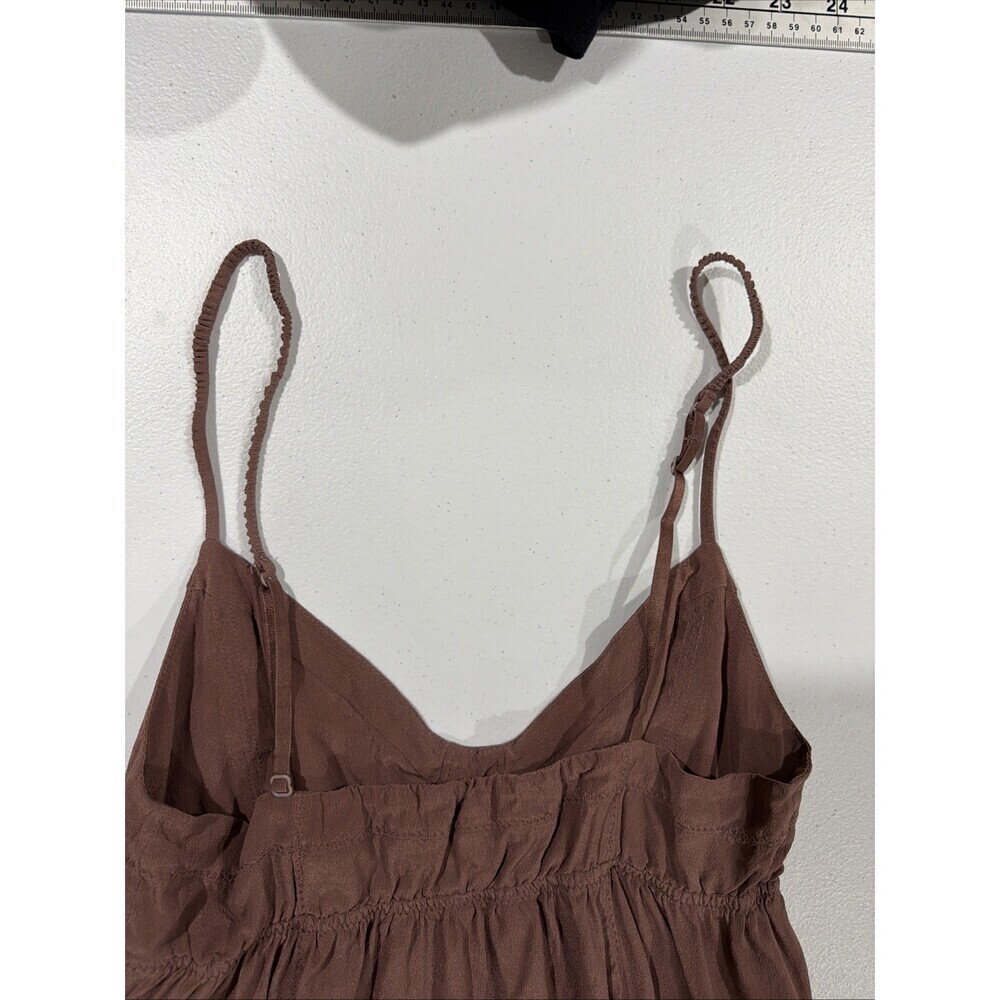 Wilfred Aritzia Camisole 100% Silk Lace Trim Top Mauve Pink XS Sleeveless GUC - Picture 15 of 15
